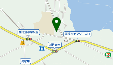 加佐登公民館の地図画像