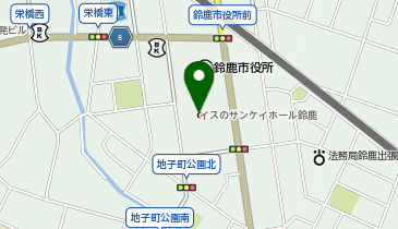 鈴鹿市民会館鈴鹿市民会館(イスのサンケイホール鈴鹿)の地図画像