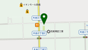 大池第三自治会会議所の地図画像