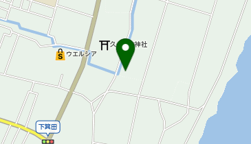 下箕田集会所の地図画像