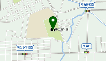 平田池公園の地図画像