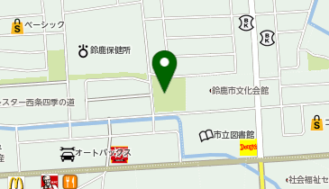 西条中央公園の地図画像