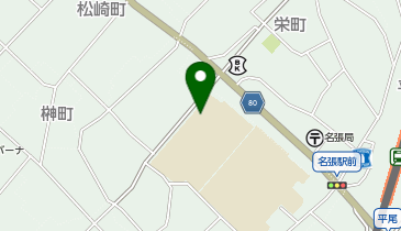 名張小学校の地図画像