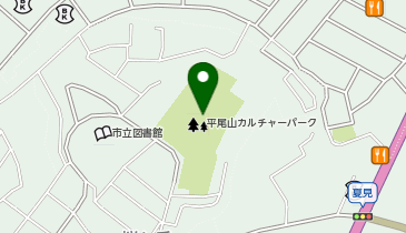 平尾山カルチャーパークの地図画像