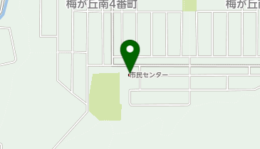 梅が丘市民センターの地図画像