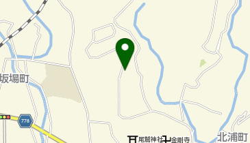 桜茶屋避難広場の地図画像