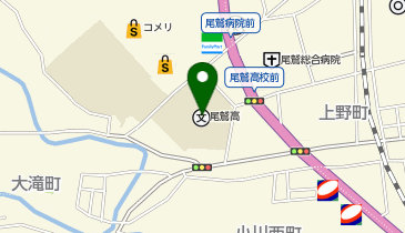尾鷲高等学校武道場の地図画像