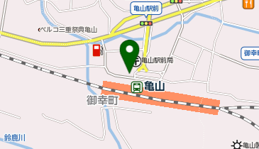 亀山駅前駐車場の地図画像