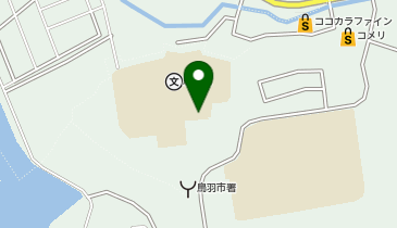 鳥羽高校武道場の地図画像