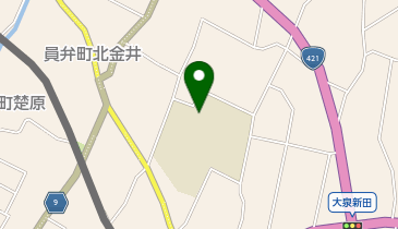 員弁中学校の地図画像