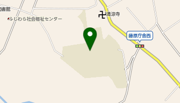 藤原中学校の地図画像