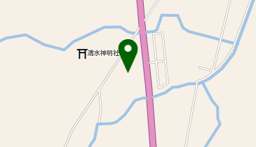 旧立田小学校の地図画像