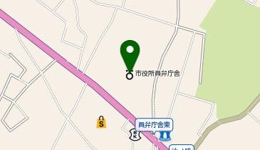 いなべ市役所員弁庁舎の地図画像