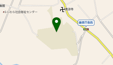 藤原中学校の地図画像