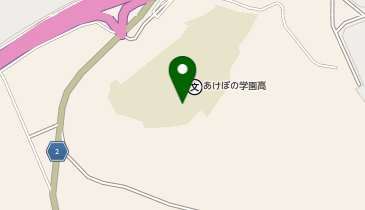 あけぼの学園高等学校 武道場の地図画像
