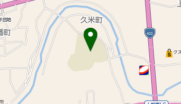 久米小学校 運動場の地図画像