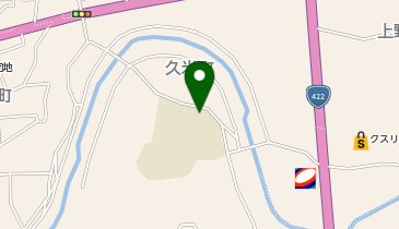 久米小学校 体育館の地図画像