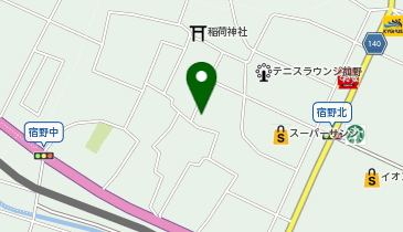 宿野公会所の地図画像