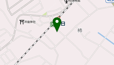 柿公民館の地図画像