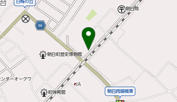 朝日町公民館の地図画像