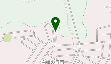 白梅西公民館の地図画像