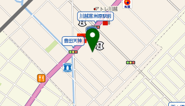 天神地区公民館の地図画像