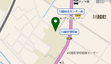 川越中学校の地図画像