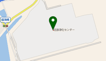 三重県北勢沿岸流域下水道北部浄化センター管理本館の地図画像