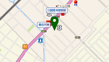 天神地区公民館の地図画像