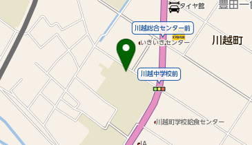 川越中学校の地図画像