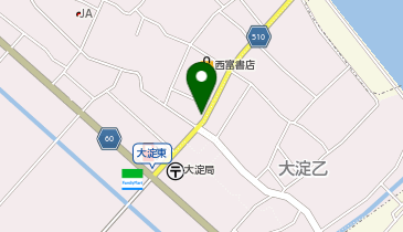 大淀会館の地図画像