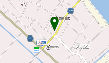 大淀会館の地図画像