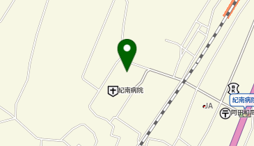 紀南病院駐車場の地図画像