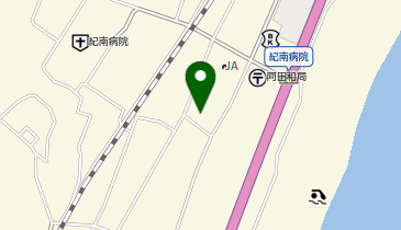 阿田和公民館の地図画像
