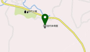 田代体育館の地図画像