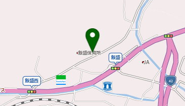 飯盛多目的集会施設(ふれあい会館)の地図画像