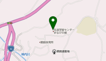 生涯学習センター(まなびの郷)の地図画像