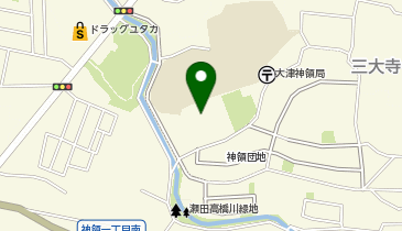 瀬田南小学校体育館の地図画像