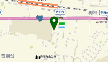 逢坂保育園グラウンドの地図画像