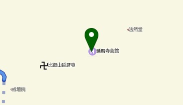 比叡山延暦寺会館の地図画像