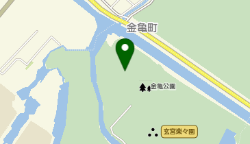 金亀公園の地図画像