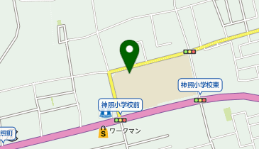 神照小学校の地図画像