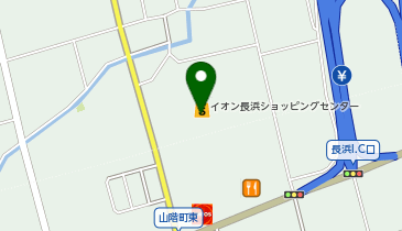イオン長浜店の地図画像