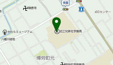 ウォーリズ学園(体育館)の地図画像