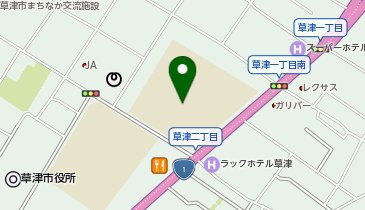 草津中学校の地図画像