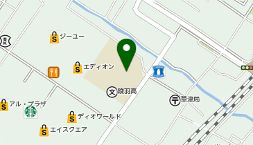 学校法人綾羽育英会 綾羽高等学校の地図画像