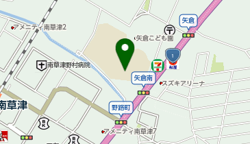 矢倉小学校の地図画像