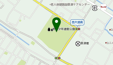 草津市立滋賀トヨタアリーナ(くさつシティアリーナ)の地図画像