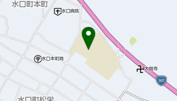水口小学校(体育館)の地図画像