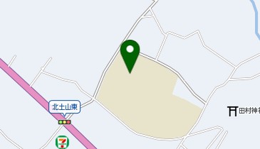 土山中学校の地図画像